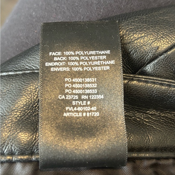 Wilfred | Black High-Waisted Vegan Leather Pants - Picture 6 of 6